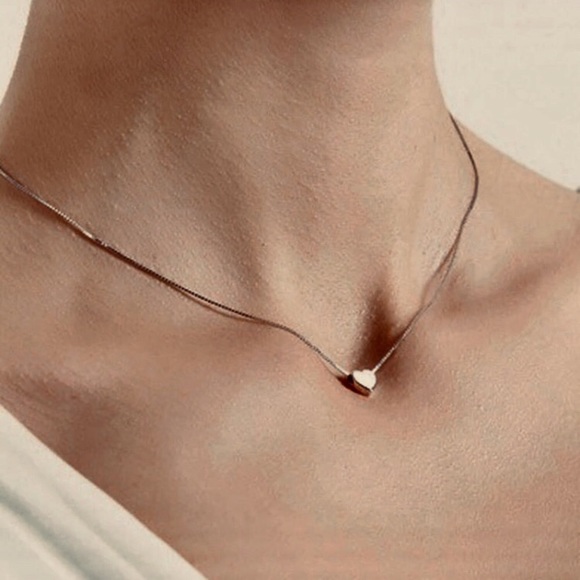 Jewelry - New! Sterling Silver Heart Pendant Necklace